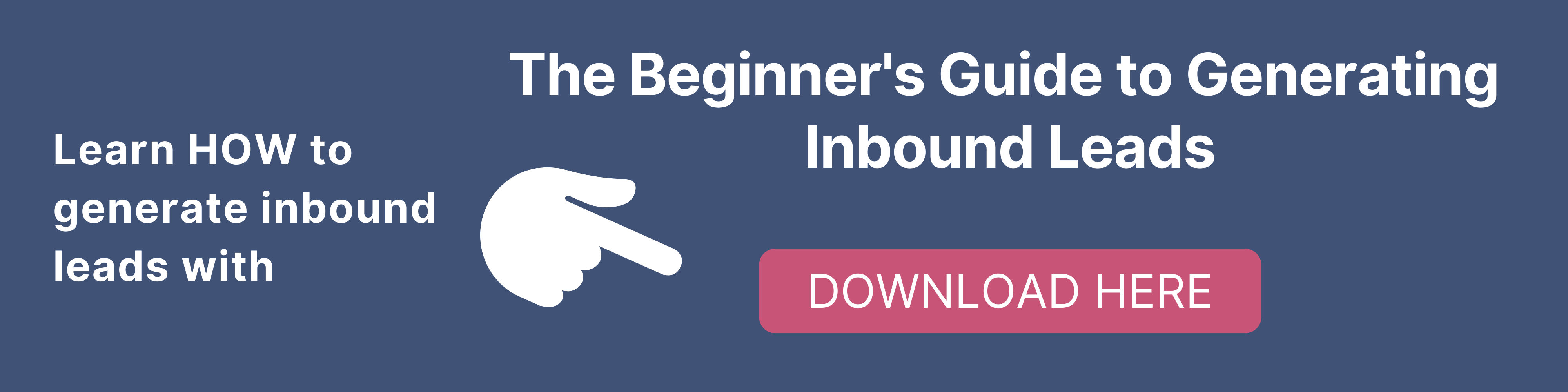 Generate inbound leads